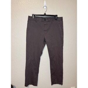 7 Diamonds Performance Mens 31/30 Gray Casual Chino Pants